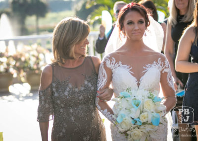 Bride with flowers