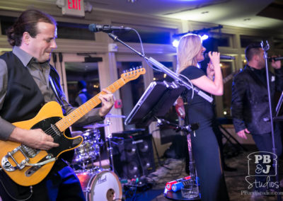 Band playing at wedding