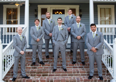 Scott with his groomsmen