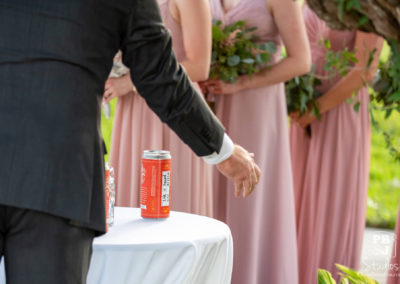 Beer at wedding