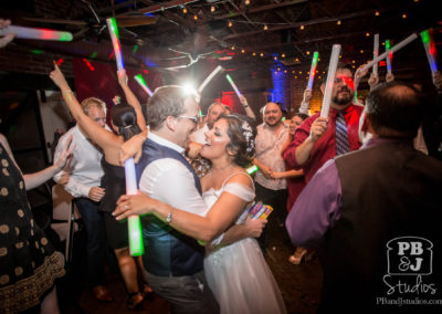 Dancing at Renette and Todd's wedding