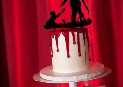 Renette and Todd's wedding cake