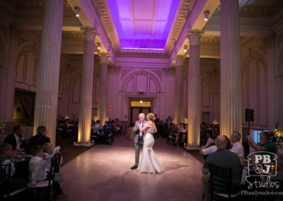 Kate and her father dance