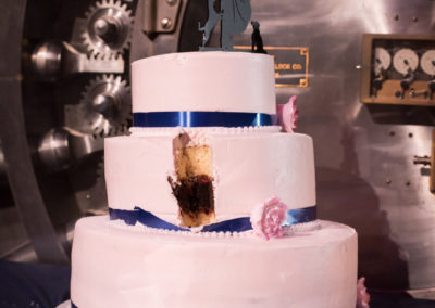 Kate and Steven's wedding cake